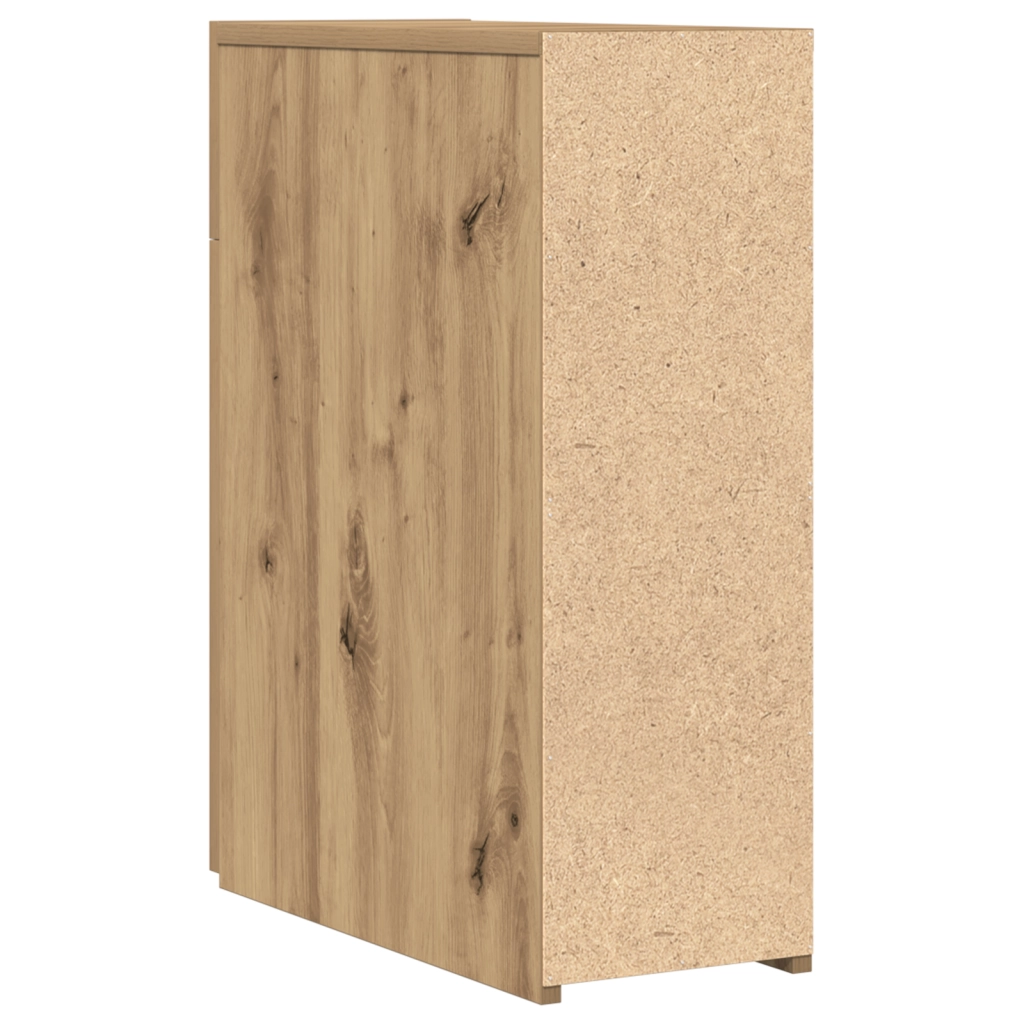 Armadio da farmacia  in rovere artigianale 20x45,5x60 cm in legno ingegnerizzato