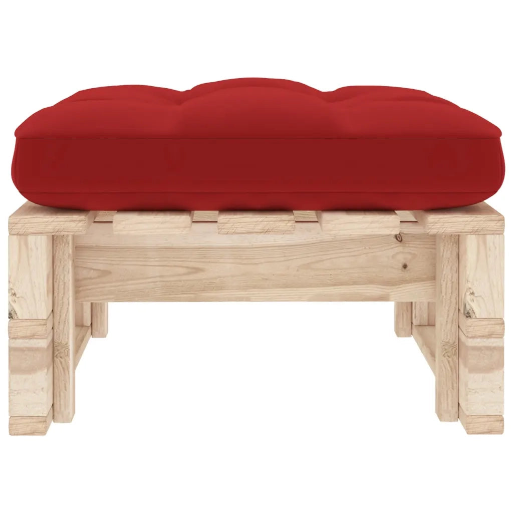 Ottomana da Giardino Pallet in Legno di Pino Impregnato 3066463