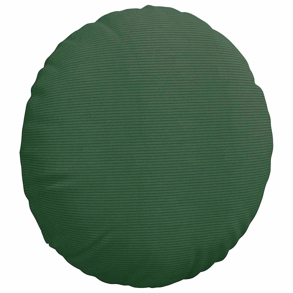 Cuscini per Seduta 2 pz | Cuscini per sedie Verde Scuro ? 80 cm Tessuto in Cords