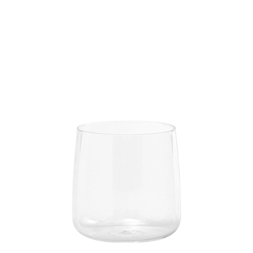 Zafferano Set 6 Bicchieri No Bilia Tumbler in vetro borosilicato soffiato a mano, design elegante e resistente, colore trasparente, ideale per tavola