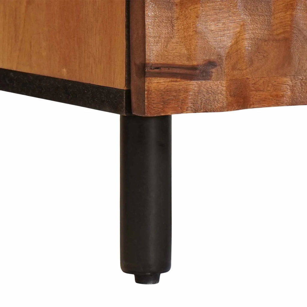 Comodino | Armadio da Notte | Mobiletto da notte con cassetto Marrone 50 x 33 x 62 cm