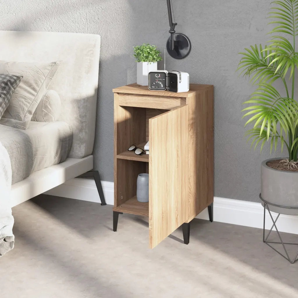 Comodini 2 pz Rovere Sonoma 40x35x70 cm in Legno Multistratocod mxl 78946