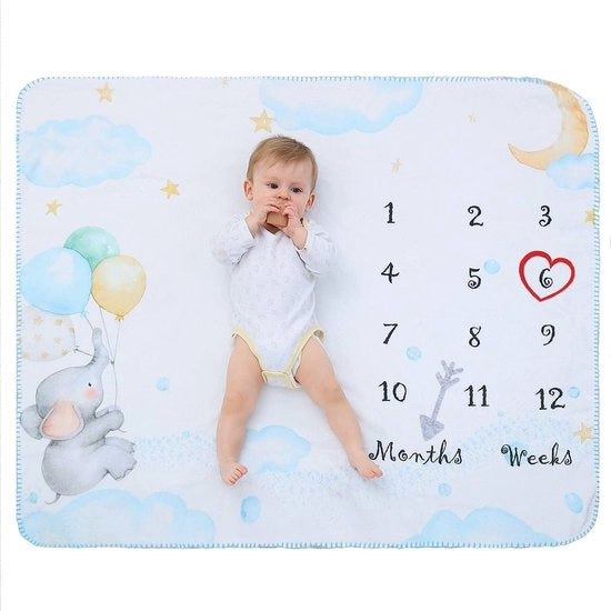 Migliaia di ricordi - Nascita - Dedicato ai primi anni di vita - Coperta di celebrazione - Regalo di compleanno per bambini - Ricordo speciale - Il miglior regalo per la nascita!