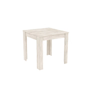 TAVOLO FISSO CM 80X 80XH75 FRASSINO BIANCO- 1,0 pz