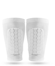 Guardia sci protezione XL bianca - Cintura di protezione anti-collisione in nylon e silicone per calcio, skateboard, football americano, bicicletta, snowboard e corsa