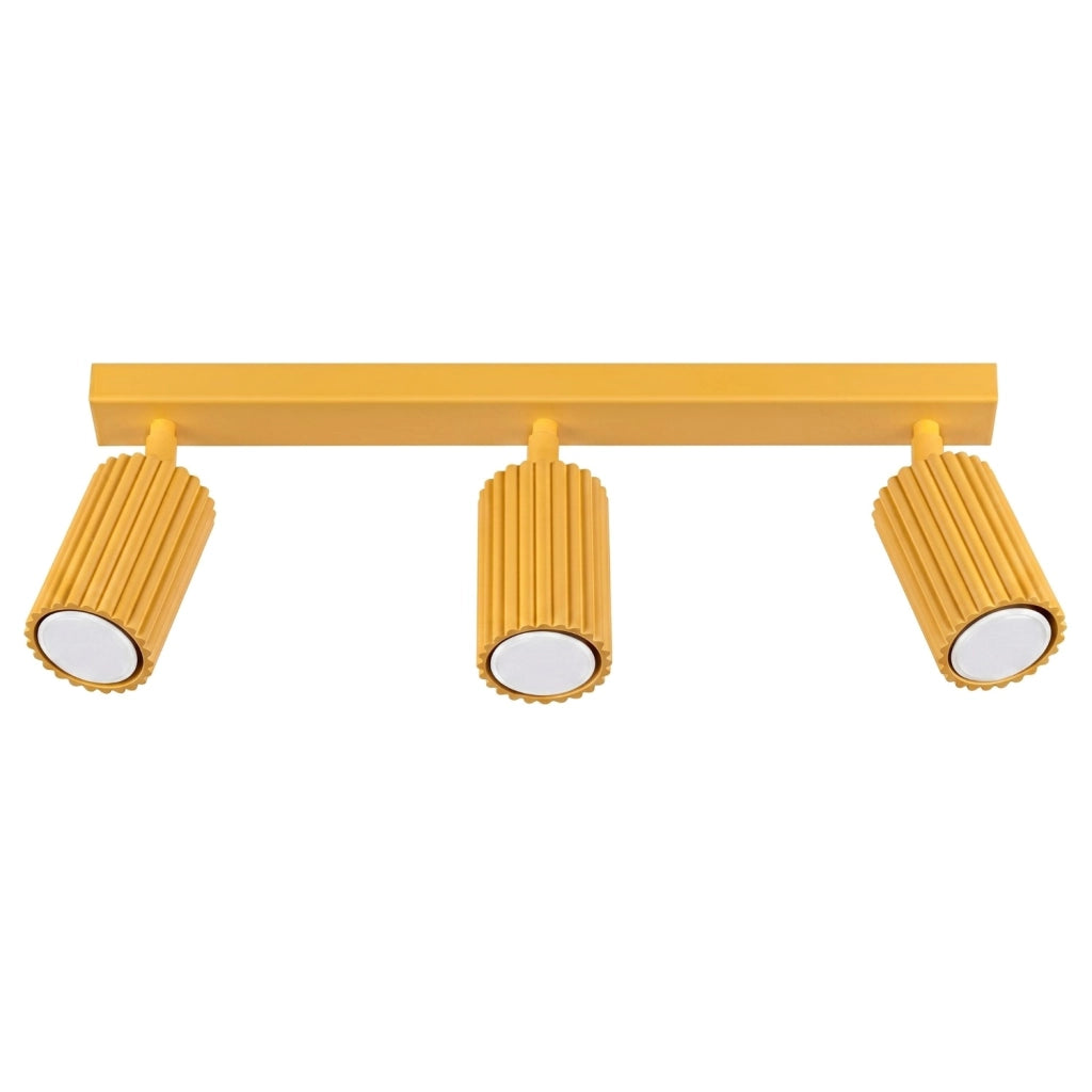 Plafoniera KARBON 3L giallo