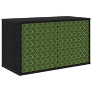 Mobile TV da Parete GELEEN 69 x 33 x 40 cm Rovere Nero 8007114