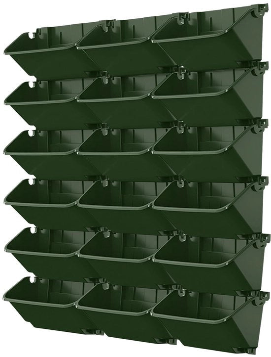 Pannello di giardinaggio verticale autoirrigante, pianta per muro verticale per esterno, sacchi per piante appesi, pianta per muro per esterno/interno/balcone