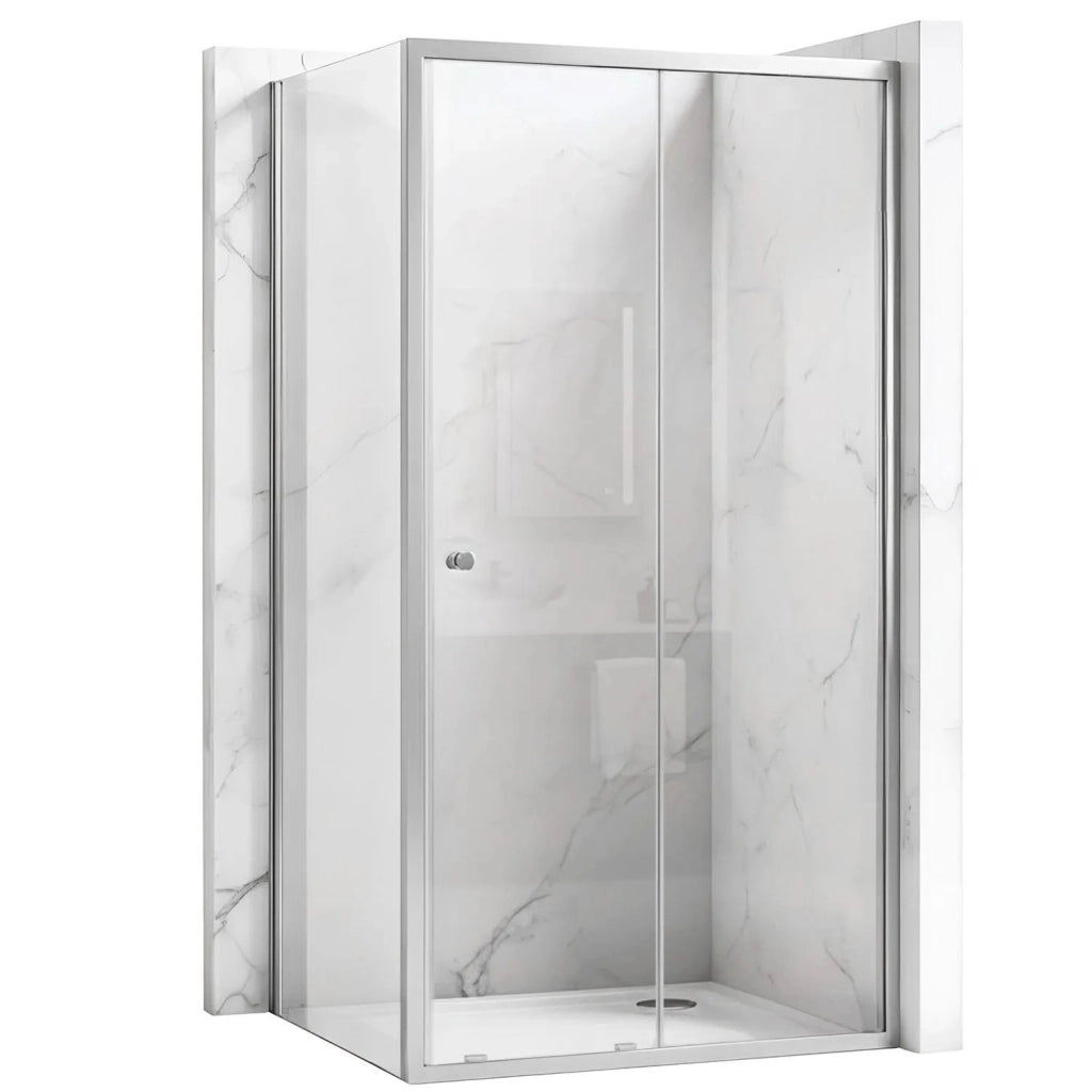 Cabina Doccia Rea Primo Slide 100x90 Chrome