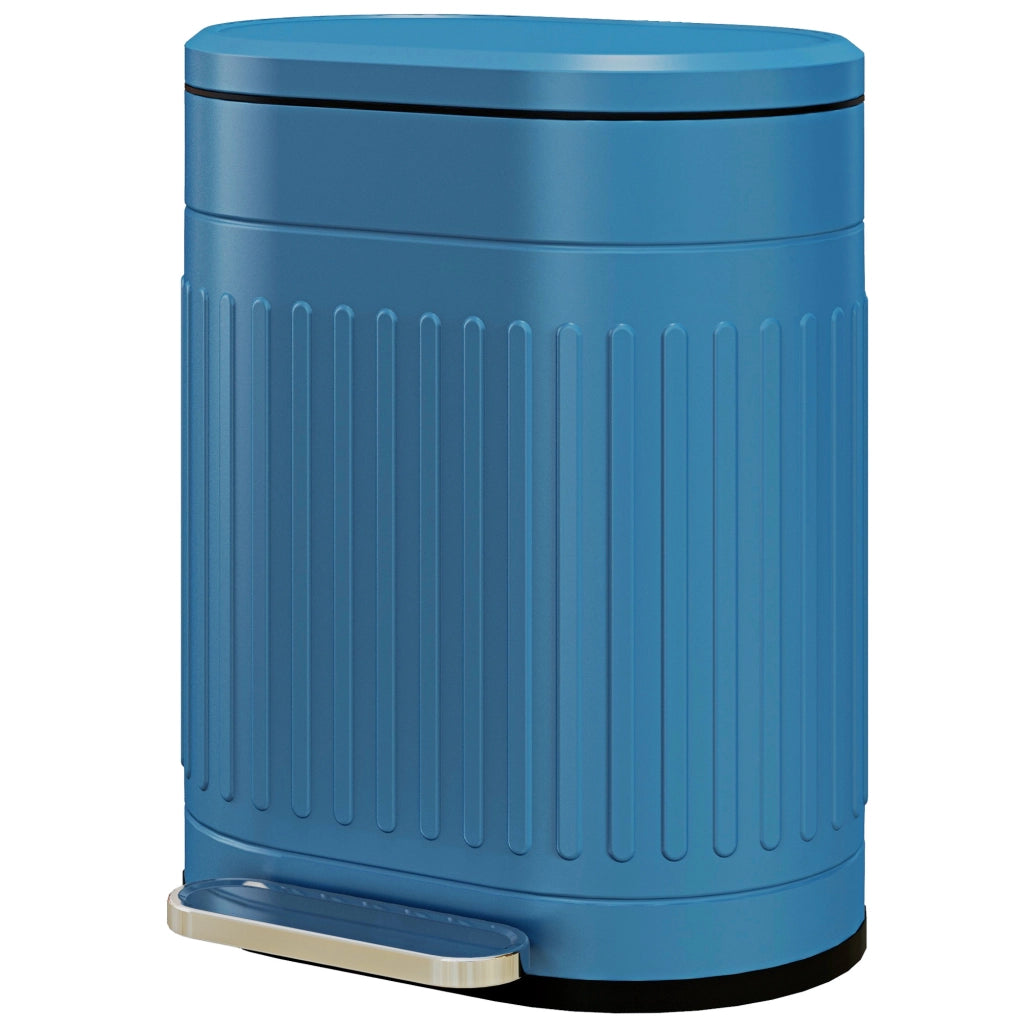 Cestino per rifiuti da cucina a pedale 20L ¨C zephmum ¨C 36.5x31.2x45 cm blu