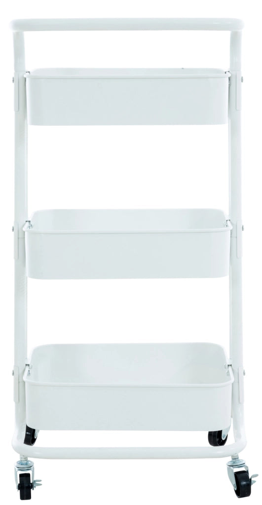Carrello portaoggetti Mailo bianco