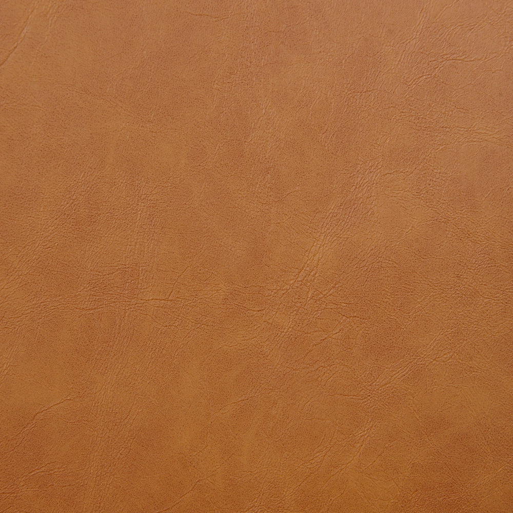 Set di 2 sedie in ecopelle marrone dorato con Gambe in ferro Senza Braccioli Design contemporaneo e retrò Sedute per la sala da pranzo
