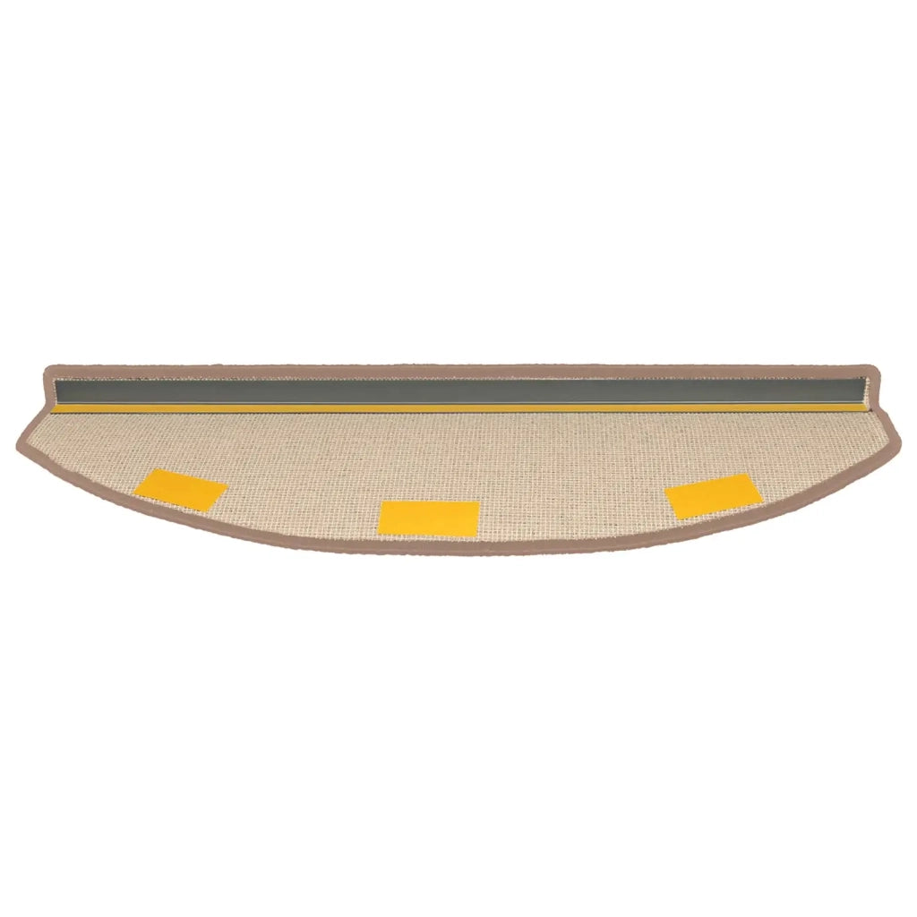 Tappetini per scale autoadesivi 15 pz | Gradini per Scale Marrone Chiaro