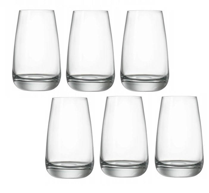 Set 6 Bicchieri da Tavola in Vetro Mixology Classic Club Beverage 51 cl Luigi Bormioli