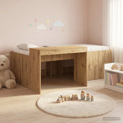 Letto alto per bambini con scrivania Rovere Artigianale 3422658