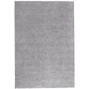 Tappeto Shaggy grigio chiaro 140 x 200 cm moderno tappeto rettangolare trapuntato a Pelo Lungo