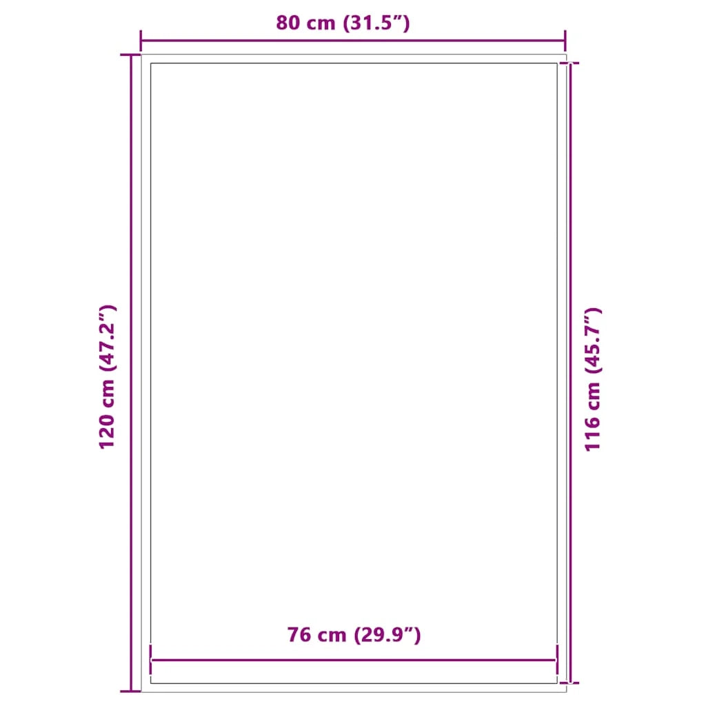Zerbino antiscivolo multiuso marrone per interni ed esterni 80 x 120 cm in PP marrone 02_0058173