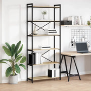 vidaXL Libreria rovere sonoma 80 x 30 x 188 cm Legno multistrato