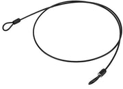Fermo Blocco di Sicurezza per Bicicletta, Cavo Blocco di Sicurezza per Bicicletta, Bicicletta Sport Interno Cavo in Acciaio e Esterno Plastica Fermo Blocco di Sicurezza per Cavo Bicicletta Scooter (Nero)