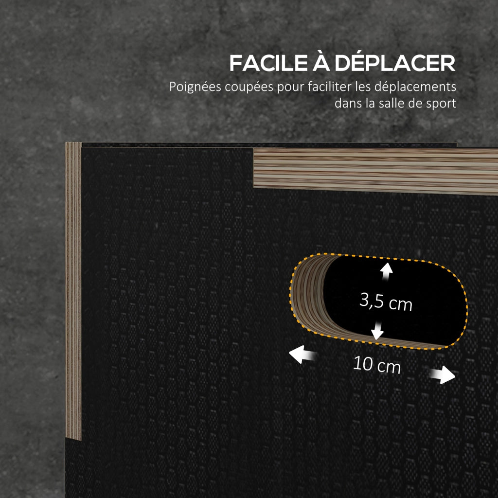 Box Jump 3 in 1 ¨C zephmum ¨C Legno 41x51x61 cm