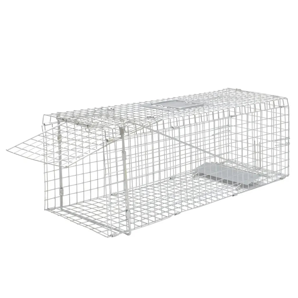 Trappola per animali vivi zincata 80 cm 170237