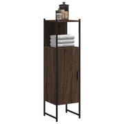 Mobile da Bagno Rovere Marrone 33x33x120,5 cm Legno Multistrato 842470