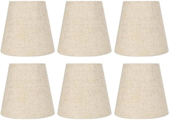 Lampenkappen 6 pezzi in stoffa artigianale per lampada da terra - look moderno e minimalista per illuminazione domestica