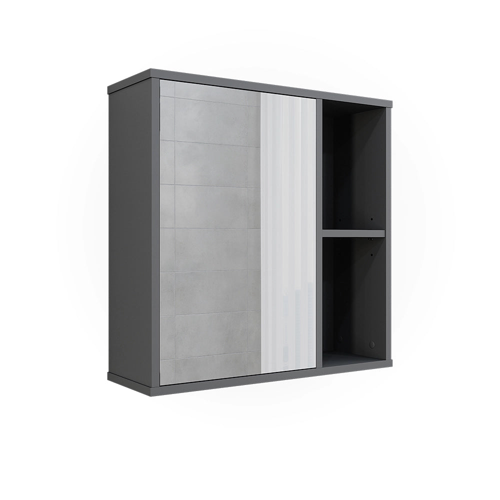 Vicco Mobile a specchio per il bagno Antracite 60 x 60 cm