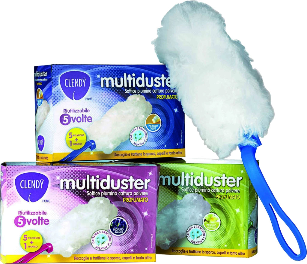 PIUMINO MULTIDUSTER CON MANICO Confezione 5 ricariche