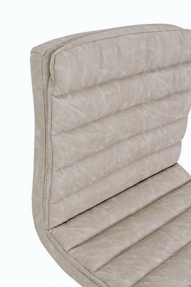 Set 2 Sgabelli Bar 41x50x94,5/115,5h cm Connor Grigio Chiaro Vintage