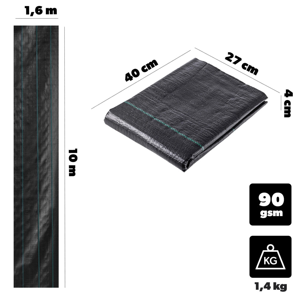 KADAX Agrotkanina 90gsm P25701 1.6 x 10m K16396