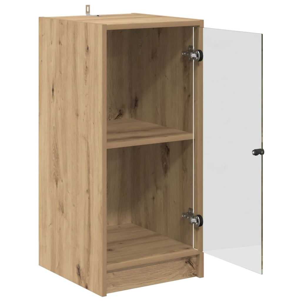 Credenza rovere artigianale 35 x 37 x 76 cm Legno multistrato