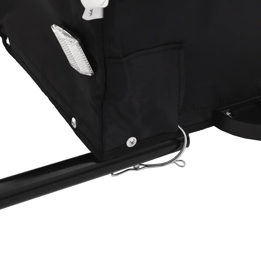 Rimorchio da Bici Nero e Arancione 45 kg in Ferro CFW5098634