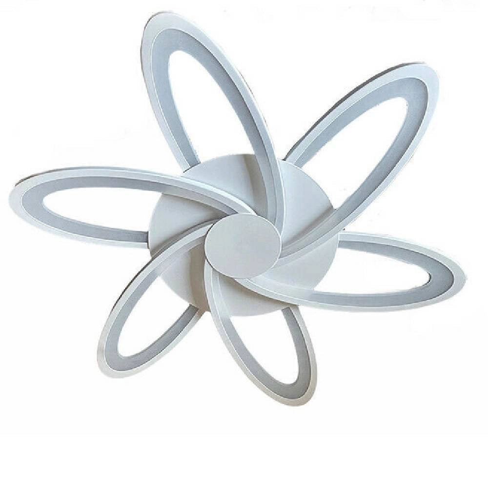 Trade Shop - Plafoniera Led 59 Watt Lampada Moderna Bianca A Luce Fredda Calda Naturale C15 -