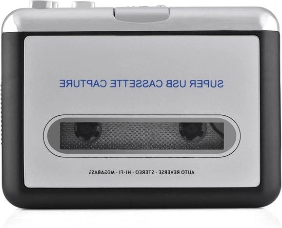 Registrazione su cassetta portatile - converte le cassette in MP3/CD audio - con contenuto HTML.