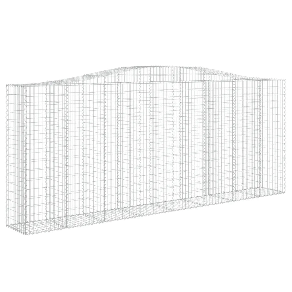 Cesti Gabbioni ad Arco 7 pz 400x50x160/180 cm Ferro Zincatocod mxl 123950