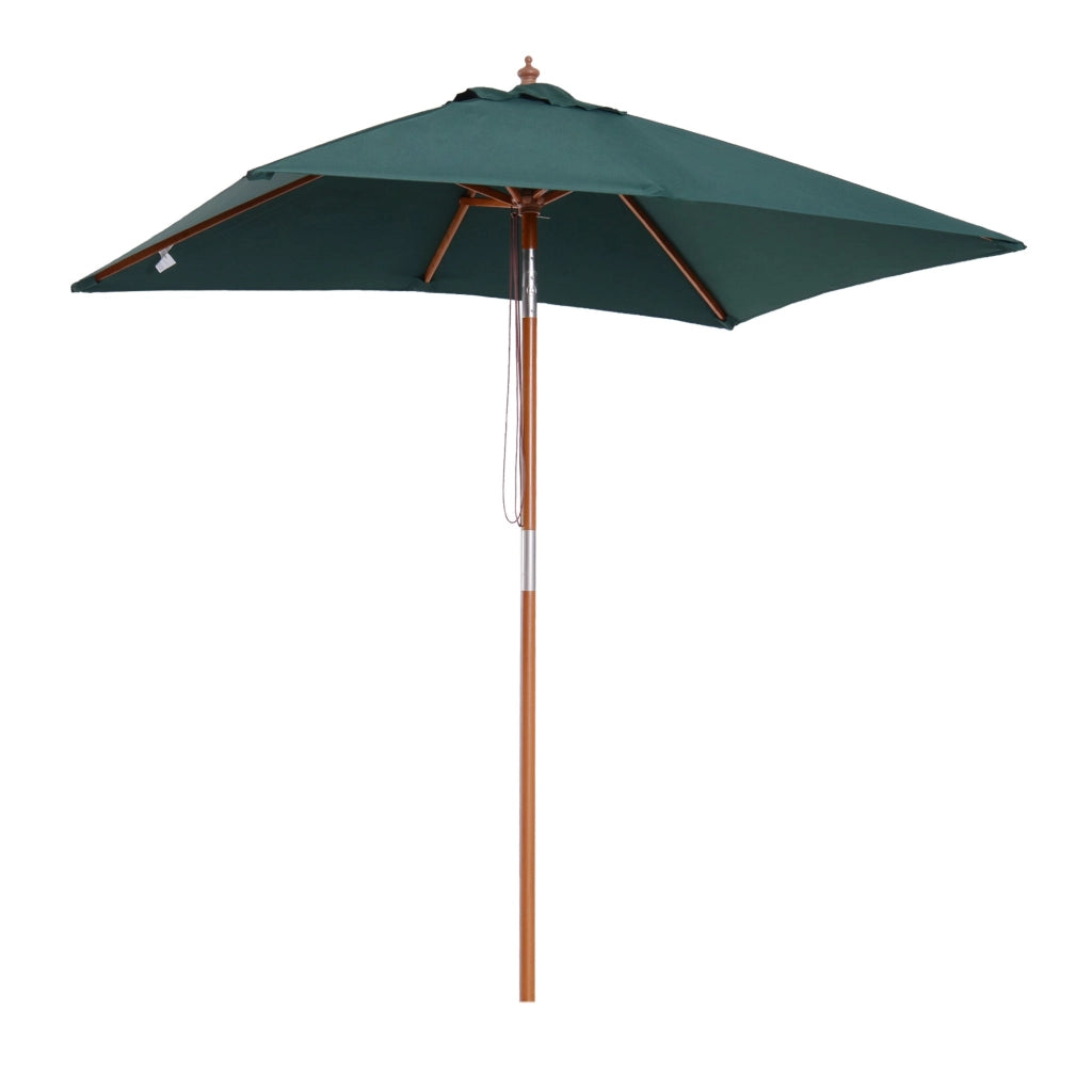 Ombrellone da Giardino Rettangolare 2x1,5m  Mauritz Verde