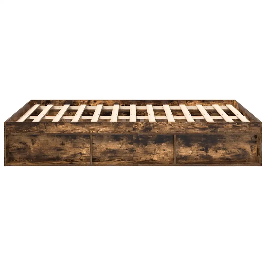 Giroletto-Struttura Letto Rovere Fumo 90x190 cm 324028