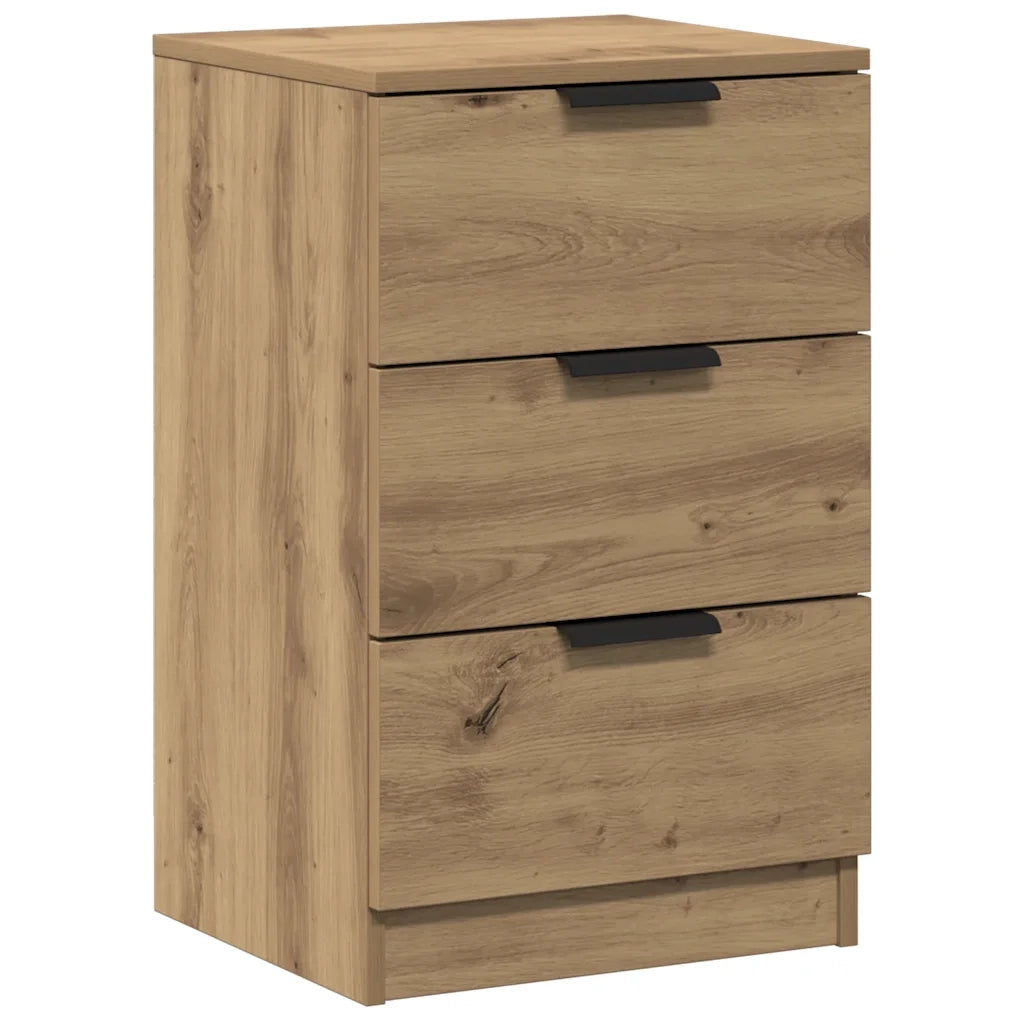 Comodino Rovere Artigianale 40x36x65 cm in Legno Multistrato 856934