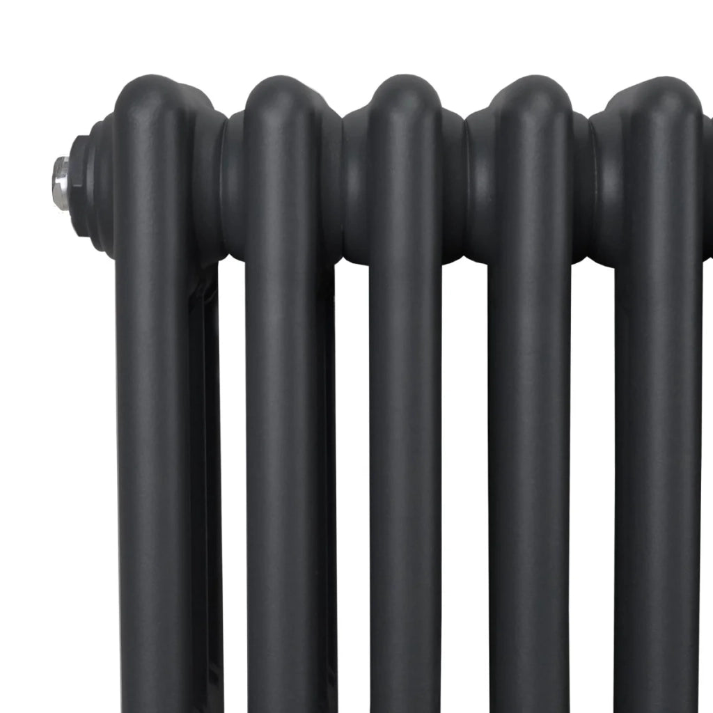 Termosifone Radiatore a 3 colonne per riscaldamento centralizzato Grigio Antracite 30 x 83cm