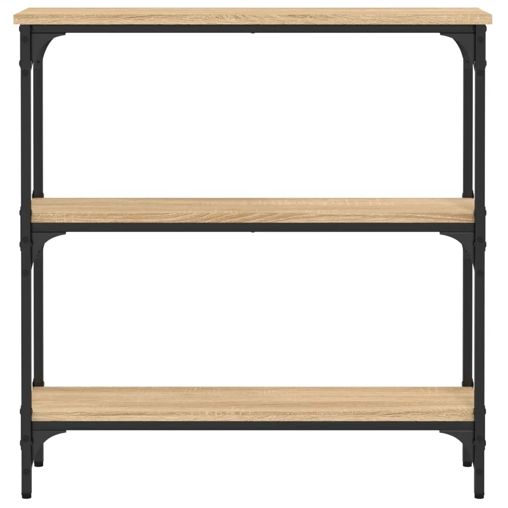 Tavolo Consolle Rovere Sonoma 75x22,5x75 cm Legno Agglomerato 834031