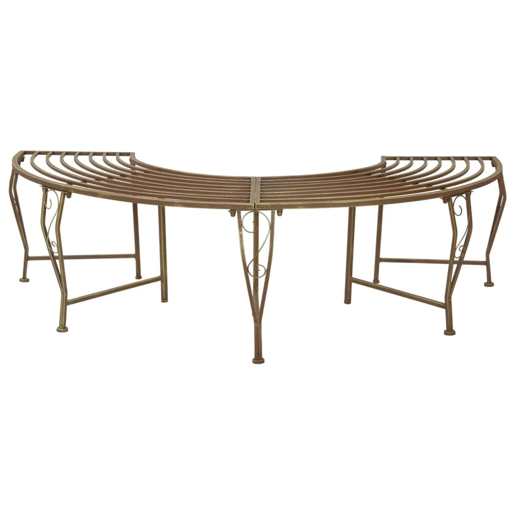 Panchina per Alberi 4-Numero di posti 160 x 80 x 44 cm Acciaio 42029510
