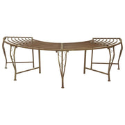 Panchina per Alberi 4-Numero di posti 160 x 80 x 44 cm Acciaio 42029510
