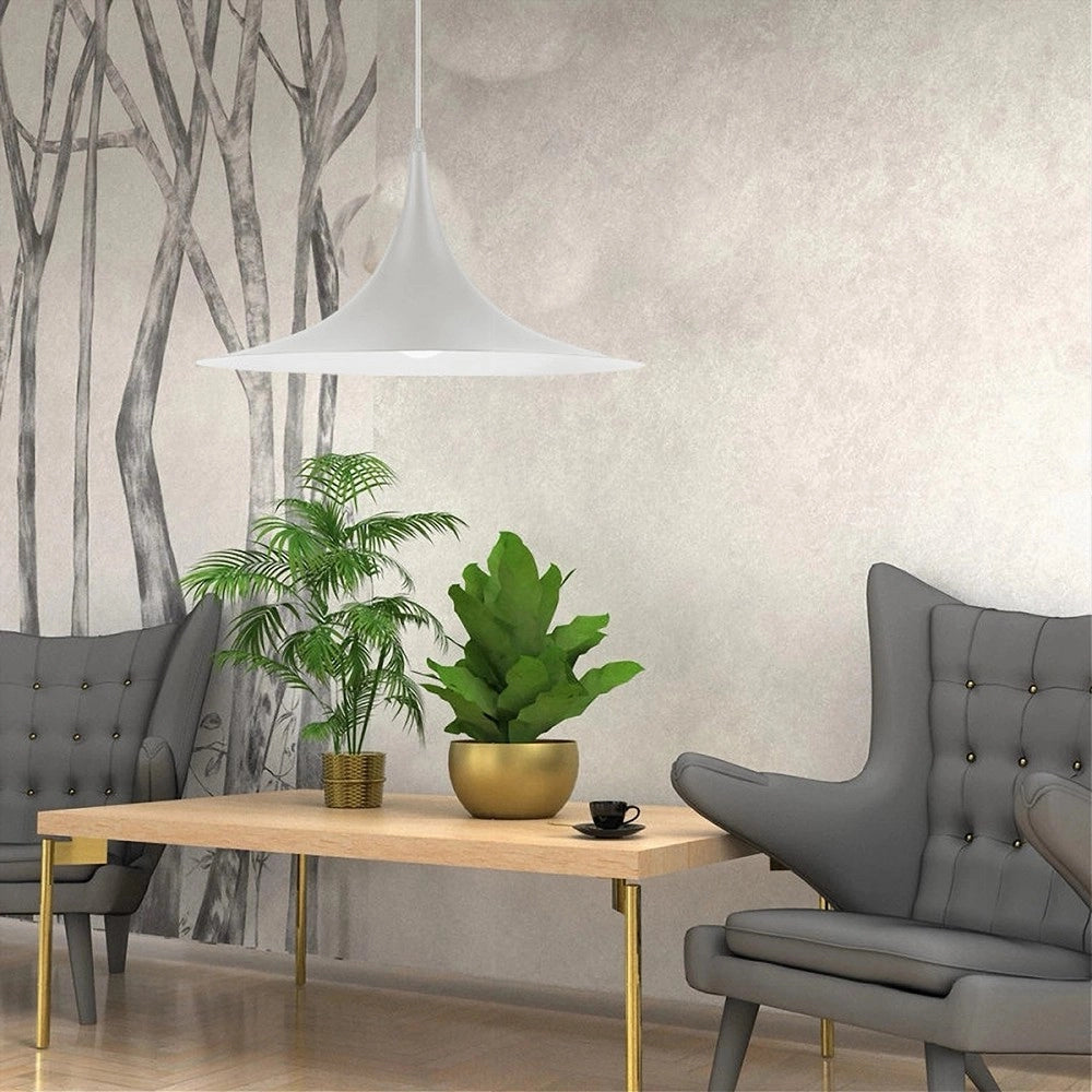 Trade Shop - Lampadario A Sospensione Stile Contemporaneo In Metallo Decorativo Luce E27 B98 -