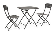 SET BISTROT YVONNE ANTRACITE 3PZ - BIZZOTTO