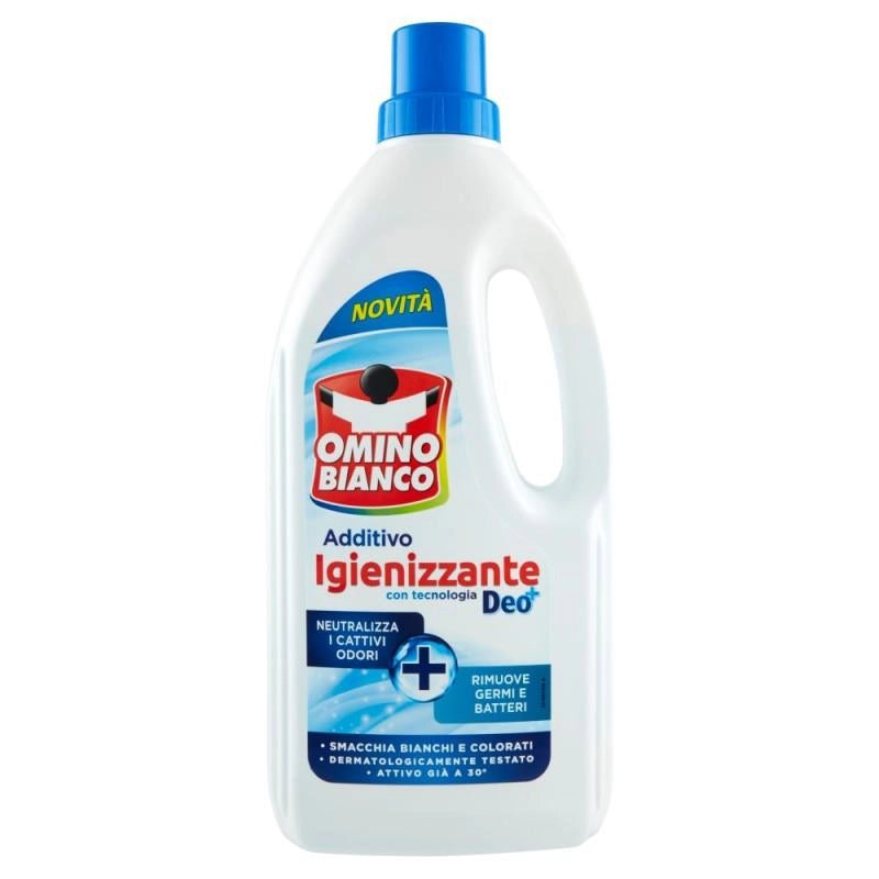 SET 12 PZ OMINO BIANCO ADDITIVO LIQUIDO DISINFETTANTE 900 ML