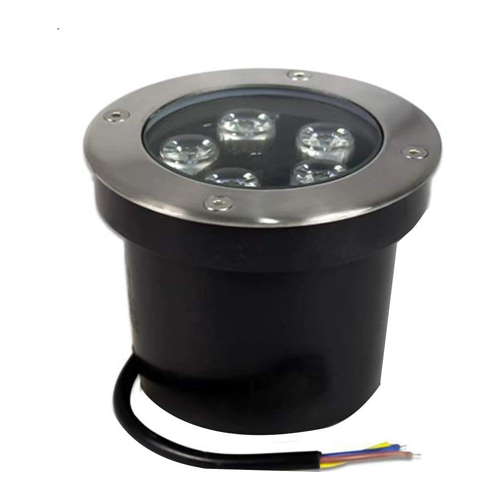 Trade Shop - Faretto Led Segnapassi Watt Giardino Ip65 Calpestabile Per Esterno Impermeabile - -bianco Freddo-5 Watt