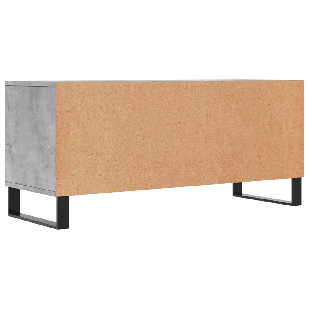 Mobile per TV-Credenza TV-Console TV Grigio Cemento 100x34,5x44,5 cm Legno Multistrato 802425