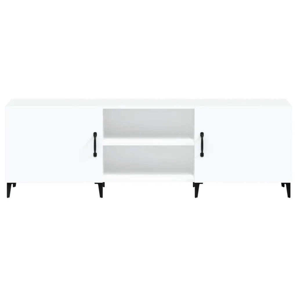 Mobile Porta TV Bianco 150x30x50 cm in Legno Multistrato 812627