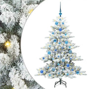 Albero di Natale | Decorazioni natalizie Artificiale con Rami Pieghevoli Bianco 150 cm
